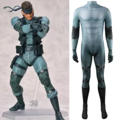 Metal Gear Solid 2:Sons Of Liberty Solid Snake Bodysuit Cosplay Costume