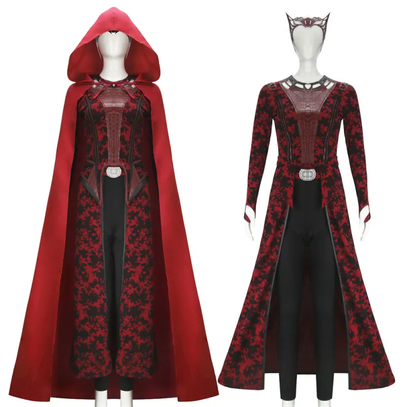 Scarlet Witch Cosplay Costume Doctor Strange Wanda Maximoff New Edition 3 Scarlet Witch Cosplay Costume Doctor Strange Wanda Maximoff New Edition