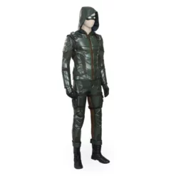 Green Arrow Costume Season 5 Oliver Queen Cosplay -Étoile Cosplay Soldes 01f0286c84
