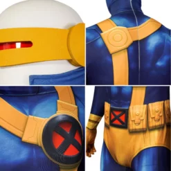 X-Men 1997 Cyclops Costume Scott Summers Cosplay Outfits -Étoile Cosplay Soldes 040a6169f1