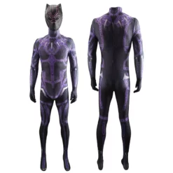 Black Panther 2 Costume With Mask Purple Adult Kids Black Panther: Wakanda Forever -Étoile Cosplay Soldes 068e34c6b9