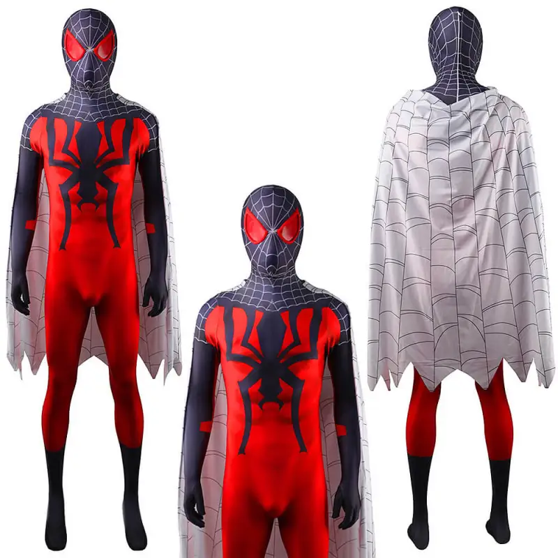 Spider-Verse Flipside Suit 2099 Spiderman Cosplay Costume 4 Spider-Verse Flipside Suit 2099 Spiderman Cosplay Costume – Image 2
