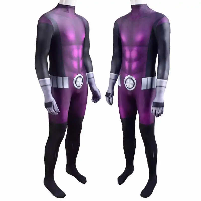 Teen Titans Beast Boy Cosplay Costume Kids Adults 6 Teen Titans Beast Boy Cosplay Costume Kids Adults – Image 4