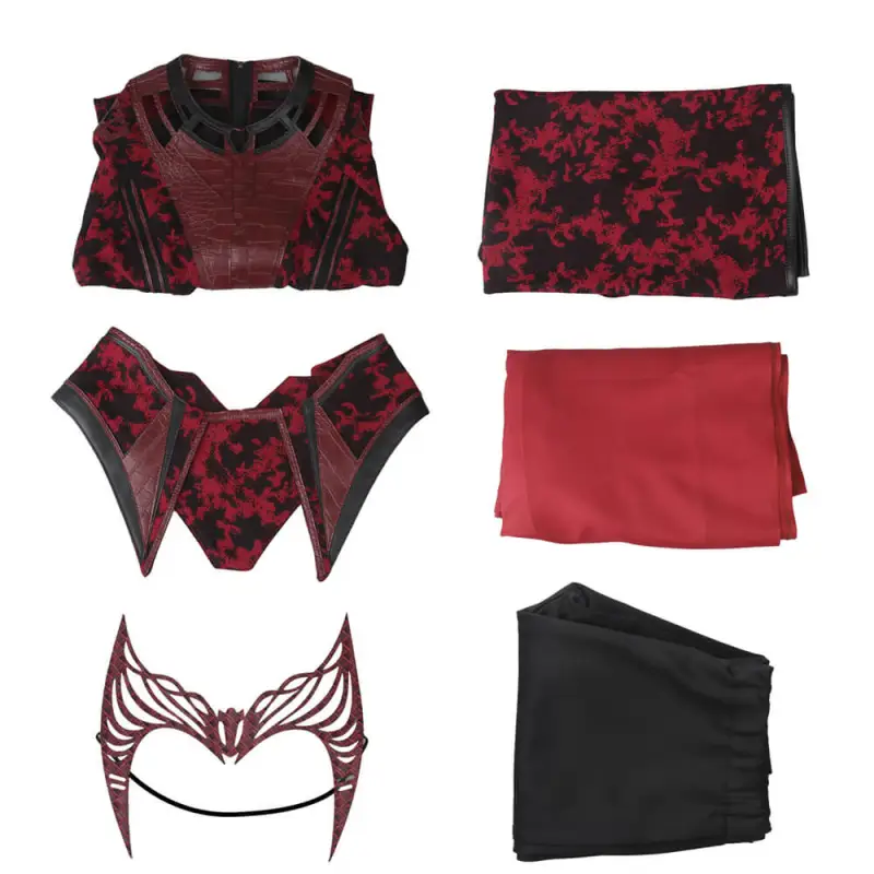 Scarlet Witch Cosplay Costume Doctor Strange Wanda Maximoff New Edition 12 Scarlet Witch Cosplay Costume Doctor Strange Wanda Maximoff New Edition – Image 10