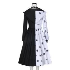 101 Dalmatians 2021 Cruella De Vil Cosplay Costume (Ready To Ship) -Étoile Cosplay Soldes 101DalmatiansCruellaDeVilBlackWhiteDressGlovesCosplay2 c9b8