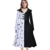 101 Dalmatians 2021 Cruella De Vil Cosplay Costume (Ready To Ship) -Étoile Cosplay Soldes 101DalmatiansCruellaDeVilBlackWhiteDressGlovesCosplay3 1df7