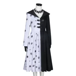 101 Dalmatians 2021 Cruella De Vil Cosplay Costume (Ready To Ship) -Étoile Cosplay Soldes 101DalmatiansCruellaDeVilBlackWhiteDressGlovesCosplay8 f495