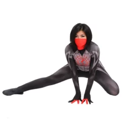 Silk Spider-Man Cindy Moon Cosplay Costume Adults Kids -Étoile Cosplay Soldes 10f8a54539