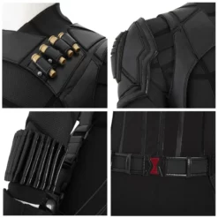 Black Widow 2021 Yelena Belova Black Cosplay Costume -Étoile Cosplay Soldes 12b60baded