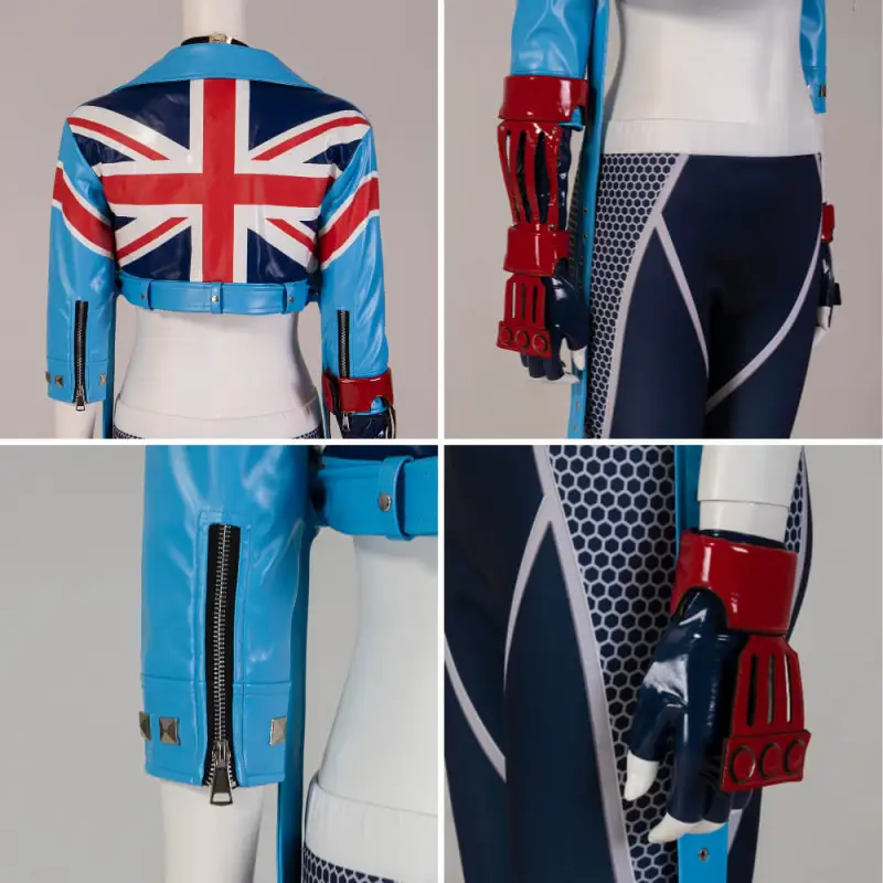 Street Fighter 6 Cammy Cosplay Costume Halloween Outfits 9 Street Fighter 6 Cammy Cosplay Costume Halloween Outfits – Image 7