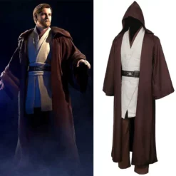 Star Wars Obi Wan Kenobi Jedi Halloween Cosplay Costume