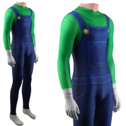 The Super Mario Bros. Movie Luigi Bodysuit Cosplay Costume -Étoile Cosplay Soldes 207997df3c