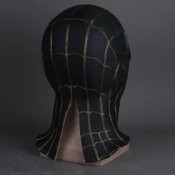 Spider-Man 3: No Way Home Black And Gold Cosplay Mask 9 Spider-Man 3: No Way Home Black And Gold Cosplay Mask -Étoile Cosplay Soldes 245809373e