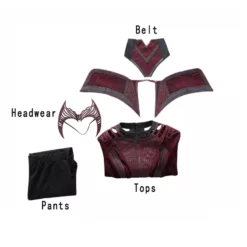 Doctor Strange In The Multiverse Of Madness Wanda Maximoff Scarlet Witch Cosplay Costume (No Boots) 23 Doctor Strange In The Multiverse Of Madness Wanda Maximoff Scarlet Witch Cosplay Costume (No Boots) -Étoile Cosplay Soldes 25e608e518
