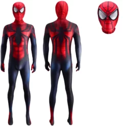 Scarlet Spider-Man Ben Reilly Cosplay Costume Adults Kids -Étoile Cosplay Soldes 26d819e16f