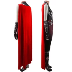 Jane Foster Mighty Thor Cosplay Jumpsuit With Cape Gloves-Thor 4: Love And Thunder -Étoile Cosplay Soldes 2a34cf269d