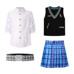 Frankie Stein Costume For Kids Monster High -Étoile Cosplay Soldes 2a9d2c137c