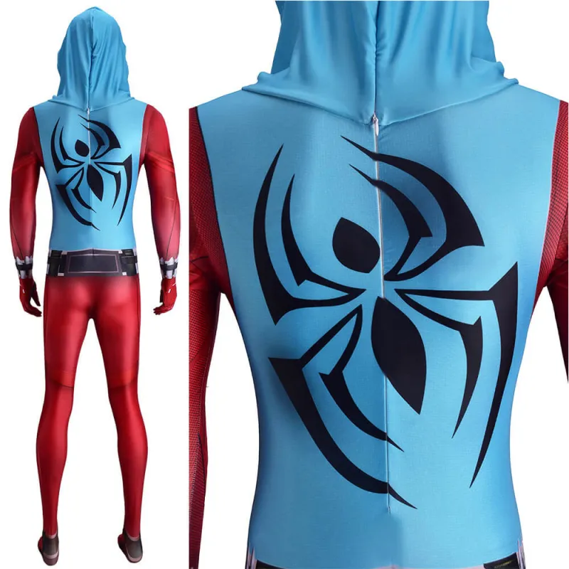 Scarlet Spider Ben Reilly Cosplay Costume Adult Kids 10 Scarlet Spider Ben Reilly Cosplay Costume Adult Kids – Image 8
