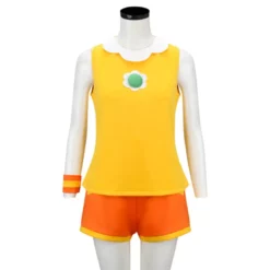Princess Daisy Tennis Suit Mario Tennis Aces Cosplay Costume -Étoile Cosplay Soldes 2cc4373236