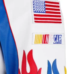 Ricky Bobby Wonder Racing Jacket Faux Leather Coat Talladega Nights -Étoile Cosplay Soldes 304e107faa