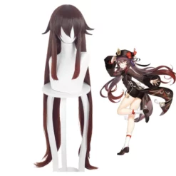 Genshin Impact Hu Tao Cosplay Wig