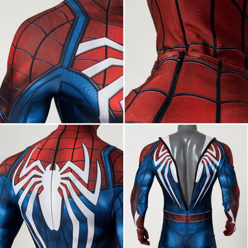 Across The Spider-Verse Spiderman Advanced Suit PS4 Cosplay Costume 14 Across The Spider-Verse Spiderman Advanced Suit PS4 Cosplay Costume – Image 12