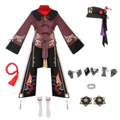 Adults Kids Genshin Impact Hu Tao Cosplay Costume -Étoile Cosplay Soldes 33ed6d00cf