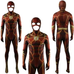 The Flash Movie Cosplay Costume Barry Allen Style B -Étoile Cosplay Soldes 3af3229919