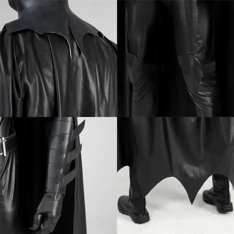Flash Movie Michael Keaton Batman Cosplay Costume Faux Leather Edition 16 Flash Movie Michael Keaton Batman Cosplay Costume Faux Leather Edition – Image 14
