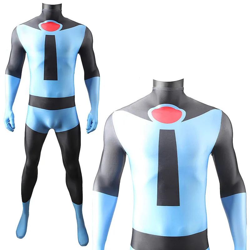 The Incredibles Mr. Incredible Blue Suit Cosplay Costume Adults Kids 5 The Incredibles Mr. Incredible Blue Suit Cosplay Costume Adults Kids – Image 3