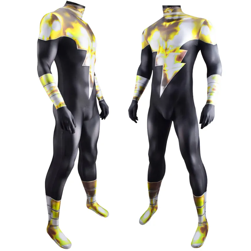 Shazam Black Adam Cosplay Costume Adult Kids 5 Shazam Black Adam Cosplay Costume Adult Kids – Image 3