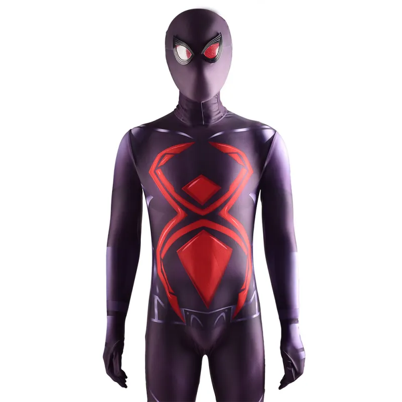 PS4 Marvel's Spider-Man Dark Suit Cosplay Costume Adults Kids 10 PS4 Marvel's Spider-Man Dark Suit Cosplay Costume Adults Kids – Image 8