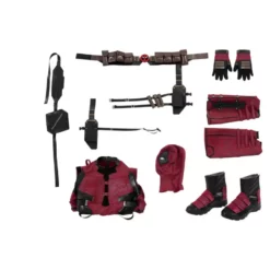 Deadpool 3 Wade Wilson Cosplay Costume Deluxe (Not Include Any Knives & Guns) 15 Deadpool 3 Wade Wilson Cosplay Costume Deluxe (Not Include Any Knives & Guns) -Étoile Cosplay Soldes 446c8d7624