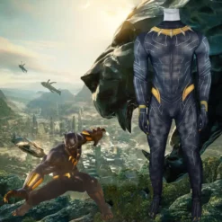 Erik Killmonger Costume Adult Kids -Black Panther: Wakanda Forever