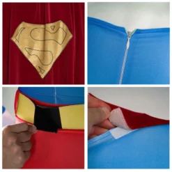 Superman 1978 Costume Clark Kent Cosplay Jumpsuit With Cape 19 Superman 1978 Costume Clark Kent Cosplay Jumpsuit With Cape -Étoile Cosplay Soldes 4c47680d76