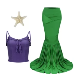 The Little Mermaid Ariel Costume Halloween Cosplay -Étoile Cosplay Soldes 4e08e5392f