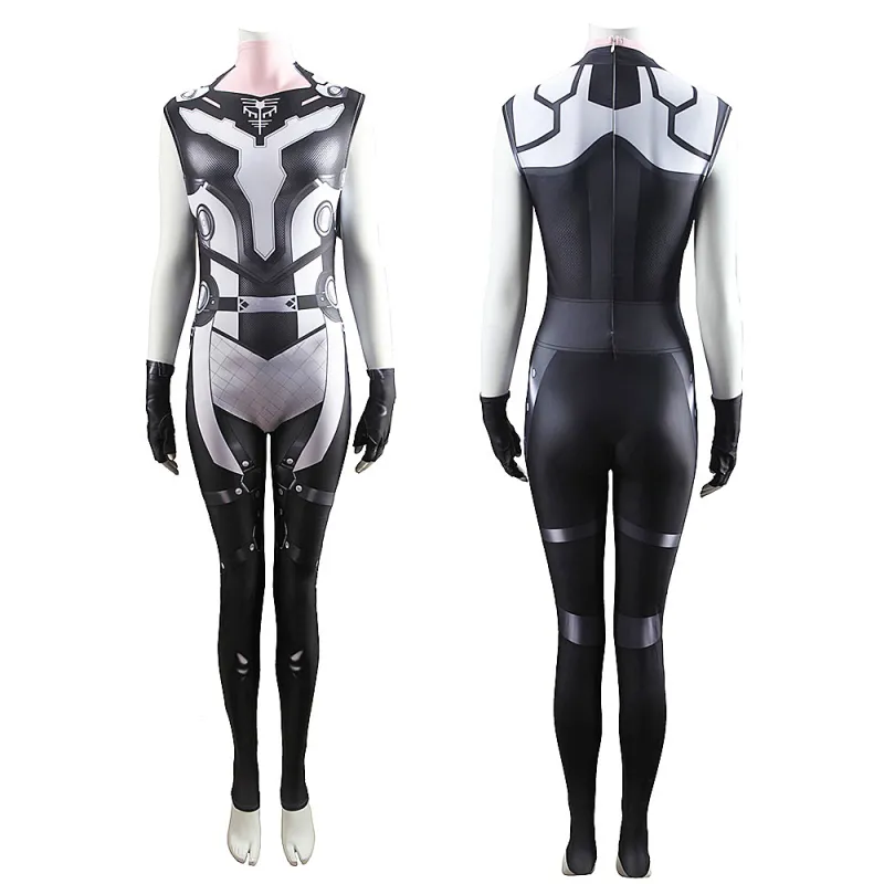 Valkyrie Cosplay Jumpsuit With Gloves Adults Kids-Thor 4: Love And Thunder 4 Valkyrie Cosplay Jumpsuit With Gloves Adults Kids-Thor 4: Love And Thunder – Image 2