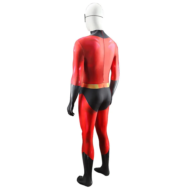 Mr. Incredible Cosplay Costume Red Adults Kids The Incredibles Bob Parr 7 Mr. Incredible Cosplay Costume Red Adults Kids The Incredibles Bob Parr – Image 5