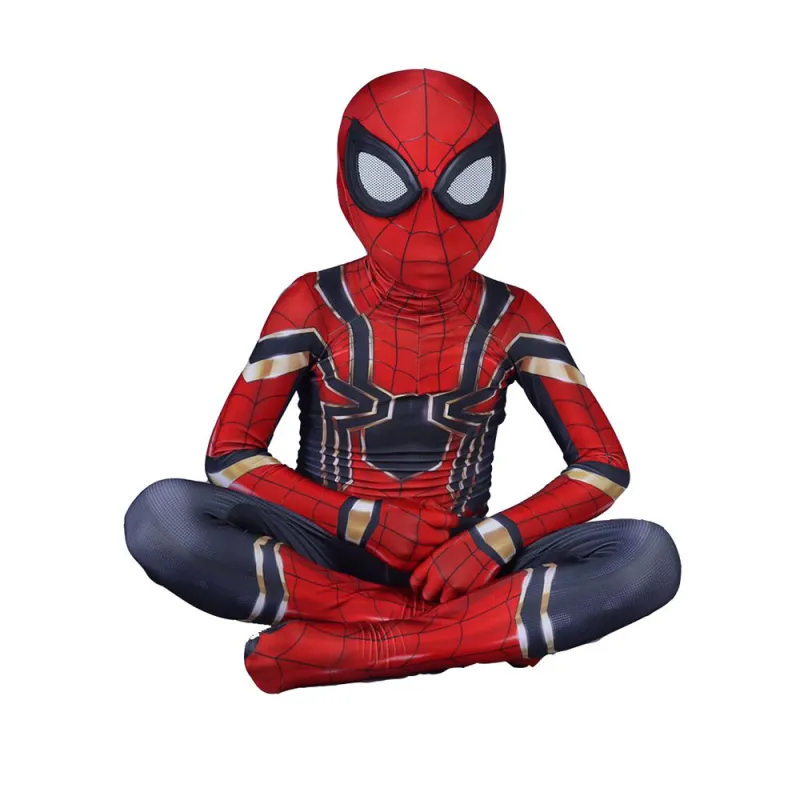 Avengers Iron Spider Spider-Man Cosplay Costume Adults Kids 9 Avengers Iron Spider Spider-Man Cosplay Costume Adults Kids – Image 7