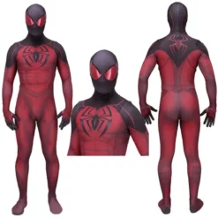 Spiderman PS4 Kaine Parker Scarlet Spider 2 Cosplay Costume Adult Kids -Étoile Cosplay Soldes 569b13f815