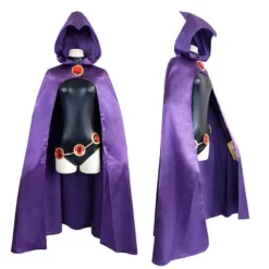 Teen Titans Raven Women Kids Halloween Cosplay Costume -Étoile Cosplay Soldes 59294813e3
