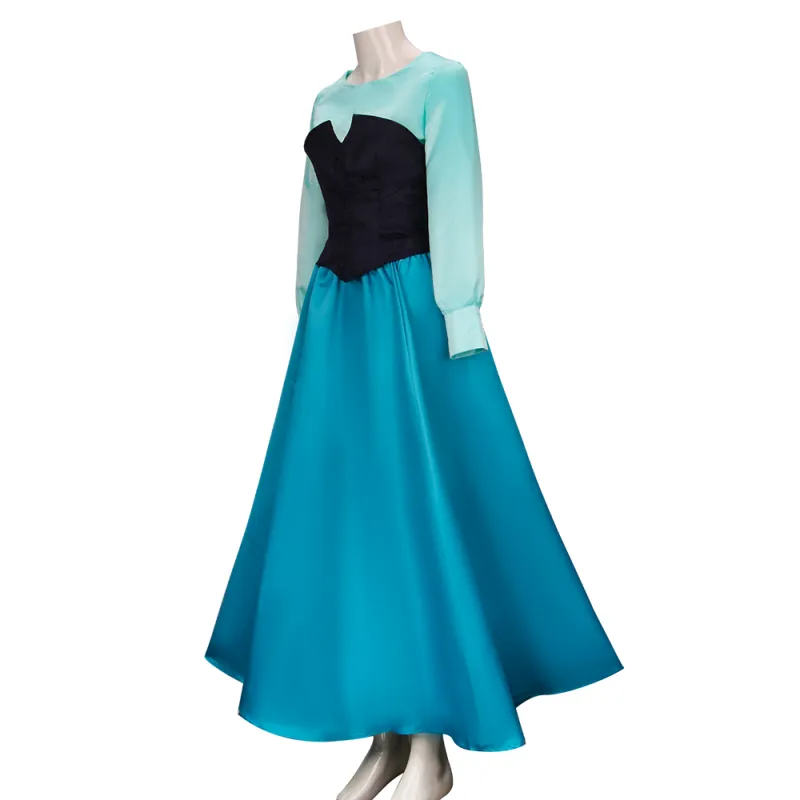 The Little Mermaid Ariel Blue Dress Cosplay Costume 9 The Little Mermaid Ariel Blue Dress Cosplay Costume – Image 7