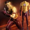 The Flash Season 3 Kid Flash Wally West Cosplay Costume Adult Kids -Étoile Cosplay Soldes 5e7b67024a