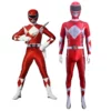 Power Rangers Red Ranger Jason Lee Scott Cosplay Costume Adult Kids -Étoile Cosplay Soldes 60b4bad650