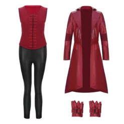 Scarlet Witch Cosplay Costume Captain America Civil War Wanda Maximoff( S-XXL Ready To Ship) -Étoile Cosplay Soldes 610ea6cc13