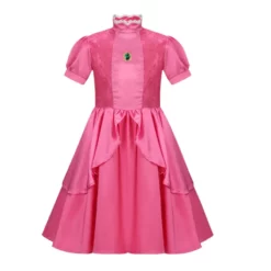 Kids Princess Peach Costume The Super Mario Bros. Movie -Étoile Cosplay Soldes 6126dec79c