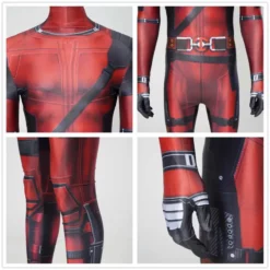 Deadpool 2 Wade Wilson Cosplay Jumpsuit Mask Costume -Étoile Cosplay Soldes 61b3c9d121
