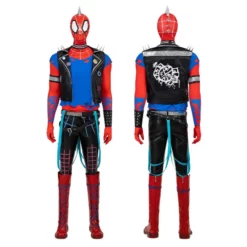 Spider-Punk Costume Spider-Man: Across The Spider-Verse Hobie Brown Cosplay