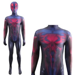 Spider-Man 2099 Black Suit Cosplay Jumpsuit With Detachable Mask -Étoile Cosplay Soldes 623b85eb91