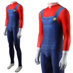 The Super Mario Bros. Movie Mario Jumpman Bodysuit Cosplay Costume -Étoile Cosplay Soldes 62f9028189